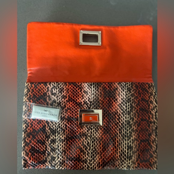 Snake skin clutch by Anya Hindmarch - Picture 4 of 5